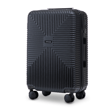 shumee Srednji kovček WINGS PC ECO JACKDAW 24" ČRN