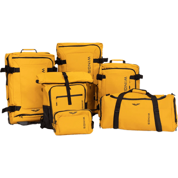 shumee WINGS 6-v-1 potovalni set ROOK rumene barve