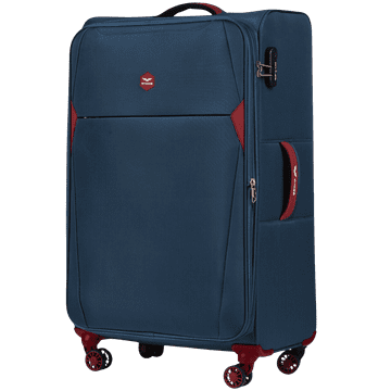 shumee Velik mehak kovček DIPPER Wings 28" MODRE barve