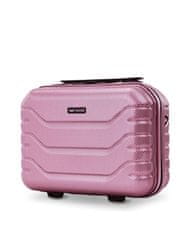 shumee Wings CRAKE potovalna kozmetična torbica 14" ROSE GOLD