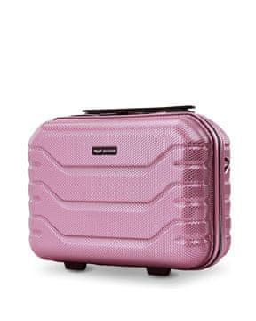 shumee Wings CRAKE potovalna kozmetična torbica 14" ROSE GOLD