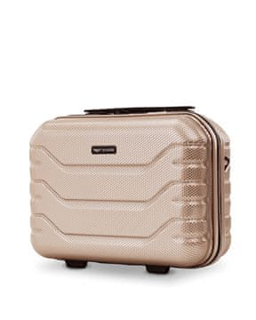 shumee Kozmetična torbica Wings CRAKE 14" CHAMPAGNE