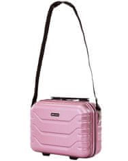shumee Wings CRAKE potovalna kozmetična torbica 14" ROSE GOLD