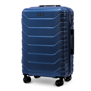 shumee Srednje velik kovček Wings CRAKE 24" MIDDLE BLUE