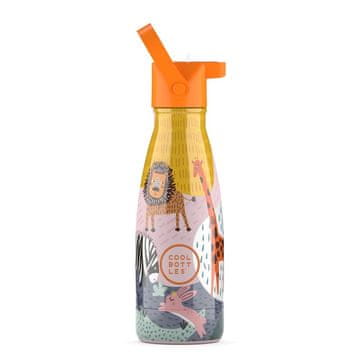 Cool Bottles steklenička iz nerjavečega jekla 260ml - Savannah Kingdom