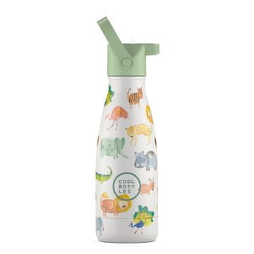 Cool Bottles steklenička iz nerjavečega jekla 260ml - African Safari