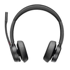 Poly Bluetooth slušalka Plantronics Voyager 4320 UC USB-A BT700 črna 76U49AA / 218475-01 s polnilno postajo