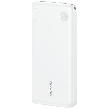 USAMS Prenosna baterija PB83 2xUSB-A 1xUSB-C 10000mAh bela