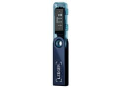 Ledger Nano S PLUS, denarnica za Bitcoin in druge kriptovalute, Neptune Blue