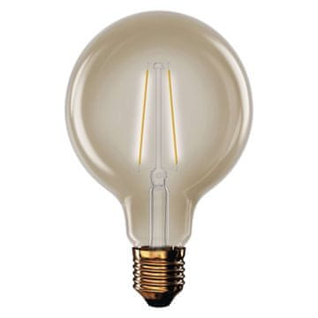 Emos LED žarnica Vintage G95, E27, 4,5 W, 420 lm, 2200 K