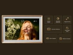 Arzopa D14 digitalni foto okvir 14'' (35,5 cm), 32GB, WiFi, zlat