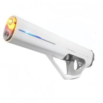 Dollcini Vodna pištola bela z USB priključkom z LED osvetlitvijo