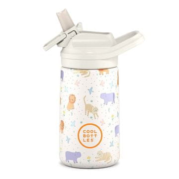 Cool Bottles Kiddie steklenička iz nerjavečega jekla 350ml - Roar Time