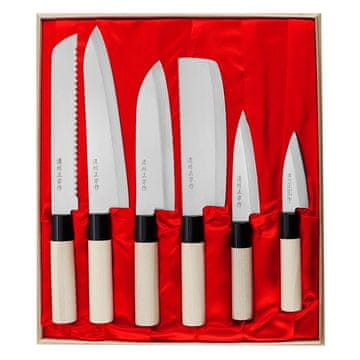 Satake Cutlery  Satake Megumi komplet 6 nožev v leseni škatli HG8582W