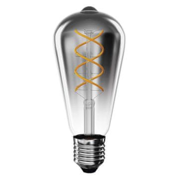 Emos LED žarnica DECO SMOKED ST64, E27, 4,5 W, 180 lm, 1800 K