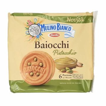Mulino Bianco Baiocchi keksi s pistacijevo kremo 168g - Mulino Bianco