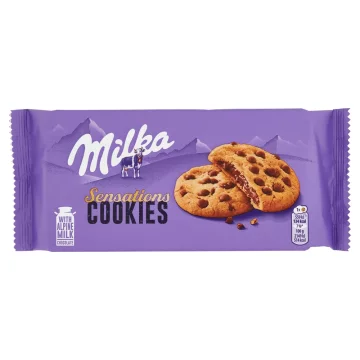 MILKA Ciastka z czekoladą Sensations Cookies 156g - Milka