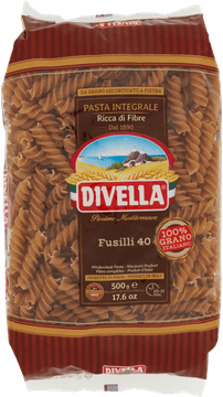 DIVELLA Makarony Pełnoziarnisty Fusilli 500g -