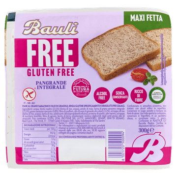 Bauli Chleb pełnoziarnisty bezglutenowy 300g -