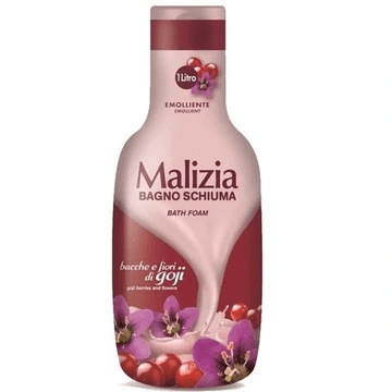 Malizia Płyn do kąpieli Bagno Bacche/Fior di Goji 1l - Malizia