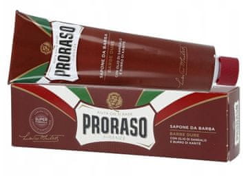 Proraso Krem do golenia Crema Barba Tubo Rossa Emoliente 150ml - Proraso