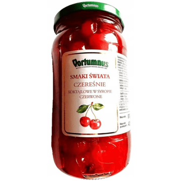 shumee Czereśnie koktaljowe czerwone 420g - Vortumnus