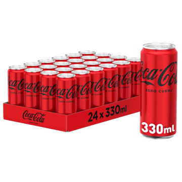 Coca-Cola Zero gazirana pijača 24 x 330 ml - Coca-cola