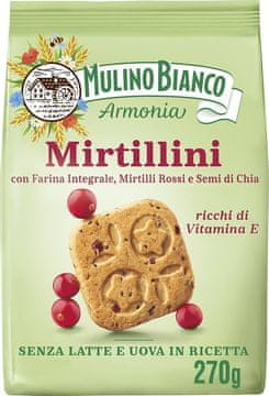 Mulino Bianco Kruche ciastka z żurawiną Mirtillini 270g - Mulino Bianco