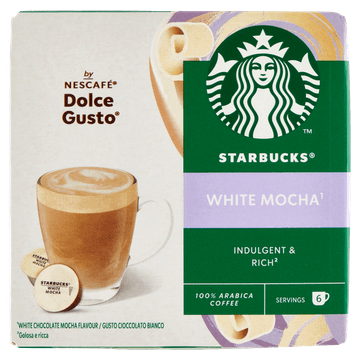Starbucks Kawa w kapsułkach Dolce Gusto White Mocha 123g -
