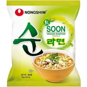 Nongshim Instant vegetarijanska juha Soon Veggie Ramyun 112 g -