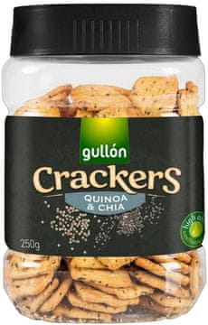 Gullon Krakersy mini Bites Quinoa&Chia 250g - Gullon