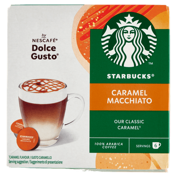 Starbucks Kawa w kapsułkach Dolce Gusto Caramel Macchiato 127,8g - Starbucks