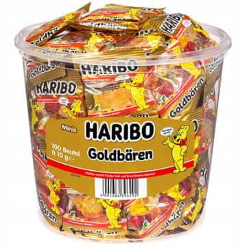 Haribo Żelki Goldbaren mini 100szt 1kg -