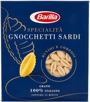 Barilla Testenine v školjkah Specialita Regionali Gnocchetti 500g -