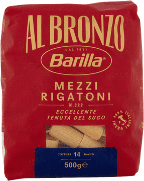 Barilla Makaron Mezzi Rigatoni Bronzo n. 322 500g - Barilla