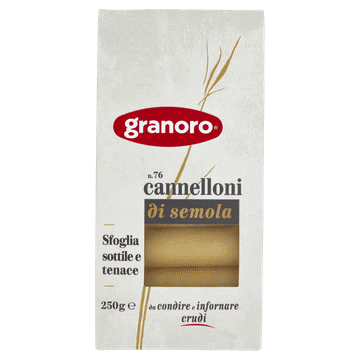 Granoro Makaron Cannelloni Semola n.76 250g - Granoro