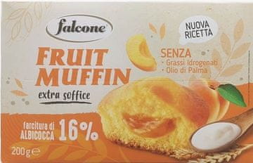 Falcone Babeczki z nadzieniem morelowym Muffin Fruit Albicocca 200g - Falcone