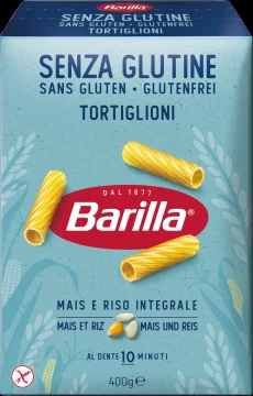 Barilla Tortiglioni brez glutena 400 g - Barilla