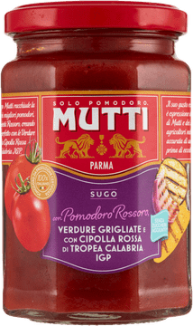 Mutti Sugo Semplice con Verdure Grigliate omaka z zelenjavo na žaru 280g - Mutti