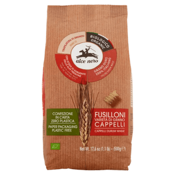 Alce Nero Makaron Fusilli S. Cappelli 500g - Alce Nero