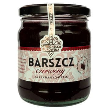 shumee Barszcz czerwony na zakwasie z malin 400ml - Schronisko Bukowina