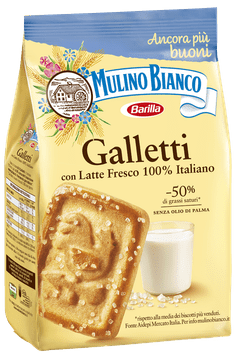 Mulino Bianco Mlečna torta s sladkorjem Galetti 350g - Mulino Bianco