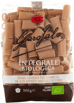 Integrale mezze maniche rigate testenine G 500g -