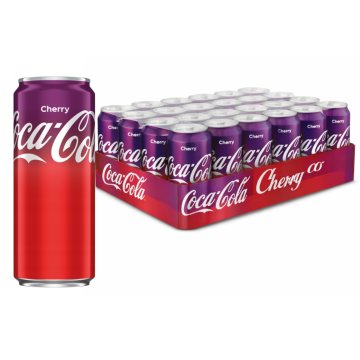 Gazirana pijača Coca-Cola Cherry 24 x 330 ml - Coca-Cola