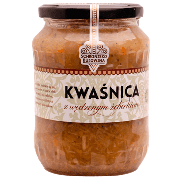shumee Juha iz kislega zelja z dimljenimi rebrci 700 ml - Bukowina Shelter