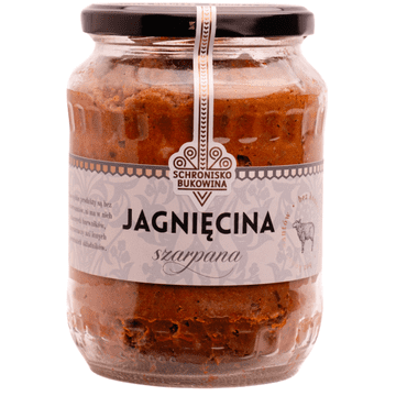 shumee Pasterizirano jagnječje meso 600 g - Zavetišče Bukowina