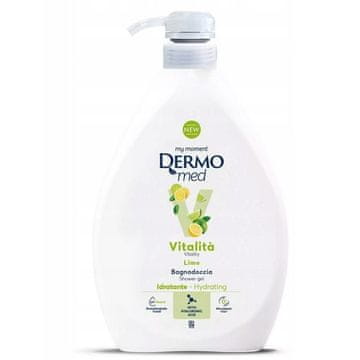 shumee Żel pod prysznic z dozownikiem Vitalita Lime 1L - Dermomed