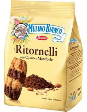Mulino Bianco Ritornelli kakavovo-mandljevi piškoti 700g - Mulino Bianco