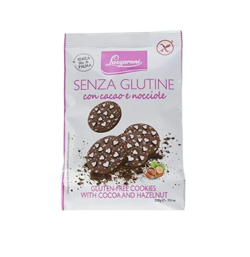 shumee Ciastka bezglutenowe Frollini Senza Glutine Cacao e Nocciole 200g - Lazzaroni