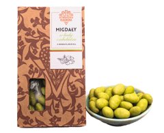 Migdały w białej czekoladzie z herbatą Matcha 100g -